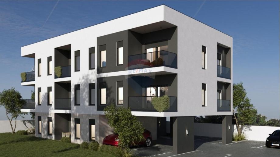 Pula,predgrađe, stan u prizemlju, gradnja 2024 (prodaja)