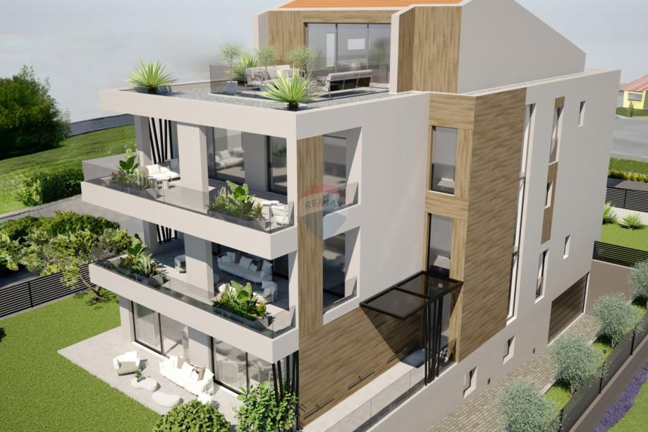 Rovinj,luksuzni stan u novogradnji s ukupno 4 stana-centar-129m2-lift (prodaja)