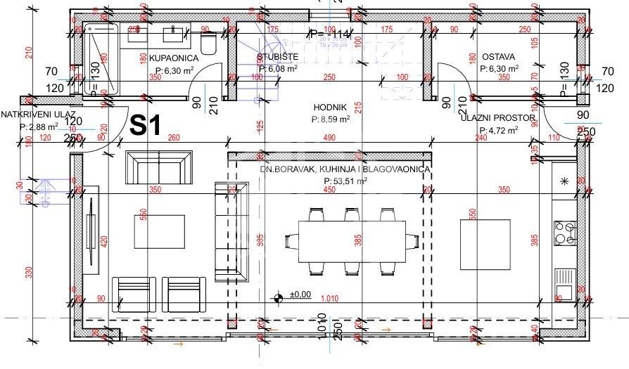 SEGET D**Građevinsko zemljište s projektom i dozvolom za vilu, 400 m2