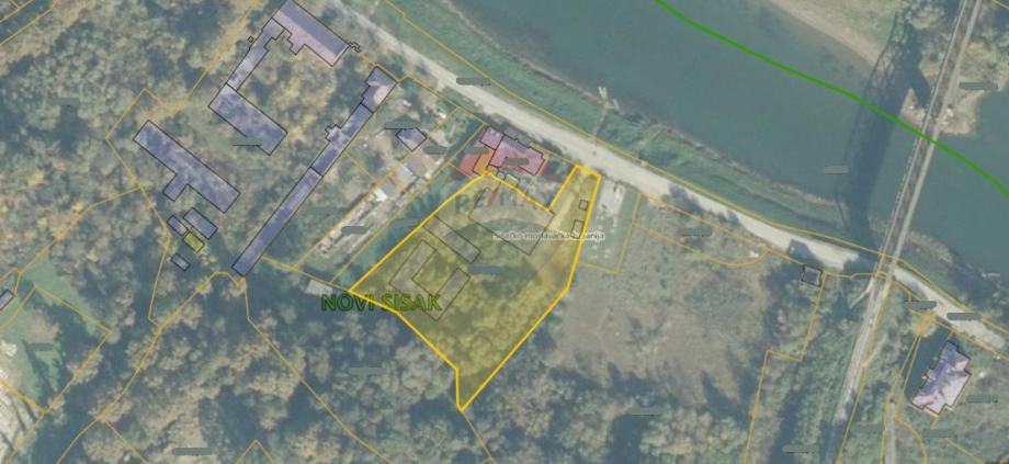 Sisak, građevinsko zemljište 5.988 m2, 96.000€ plaćenih doprinosa urač