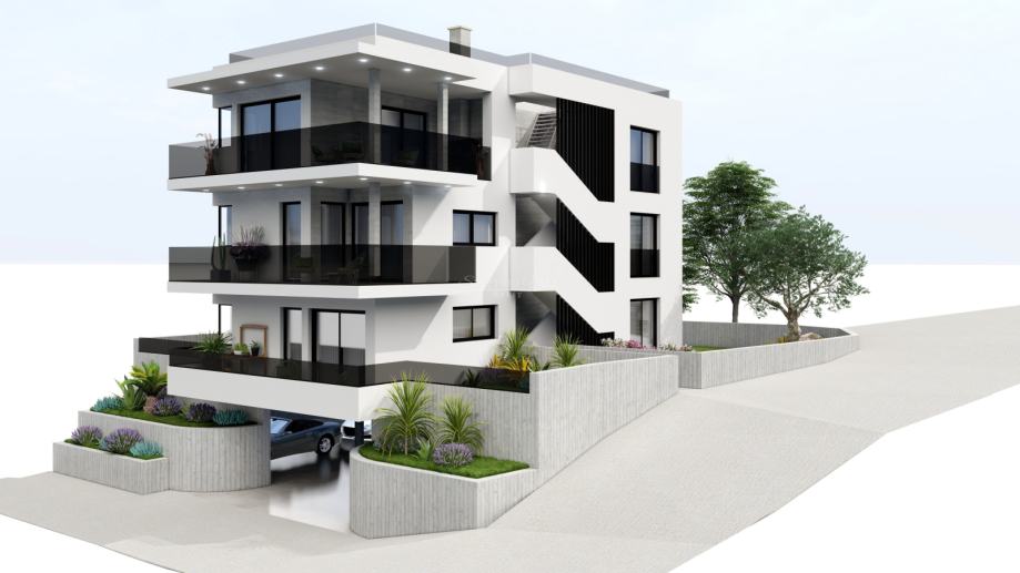 Split,Slatine- Stan na prvom katu s pogledom na more 125,27m2 (prodaja)