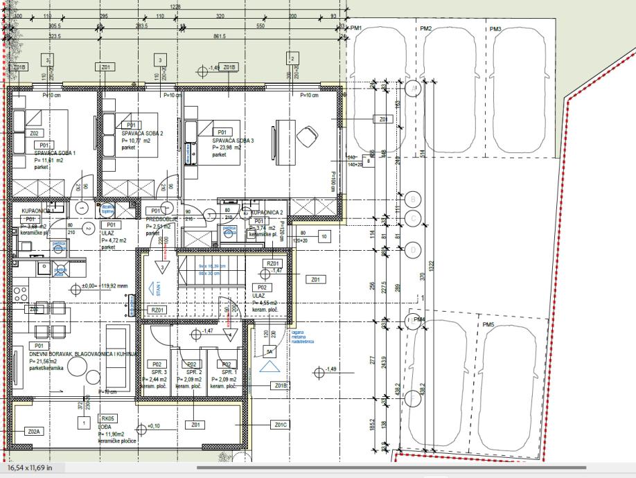 Zagreb, Blato, visoko prizemlje 96 m2 NKP-a, novogradnja (prodaja)