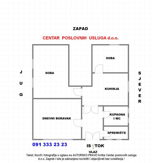 Stan: Zagreb (Donji Bukovac), 75.00 m2 (prodaja)