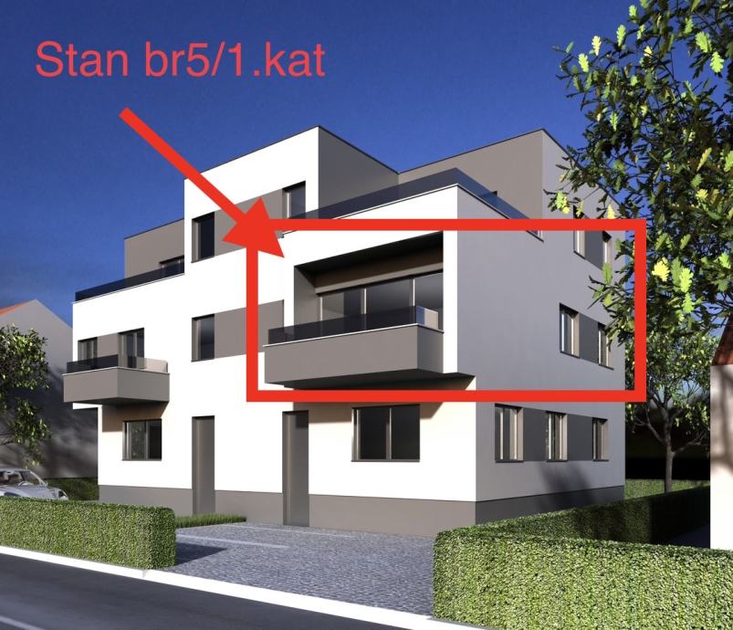 Stan:Vrapče,NOVOGRADNJA,66,90m2,1kat (prodaja)