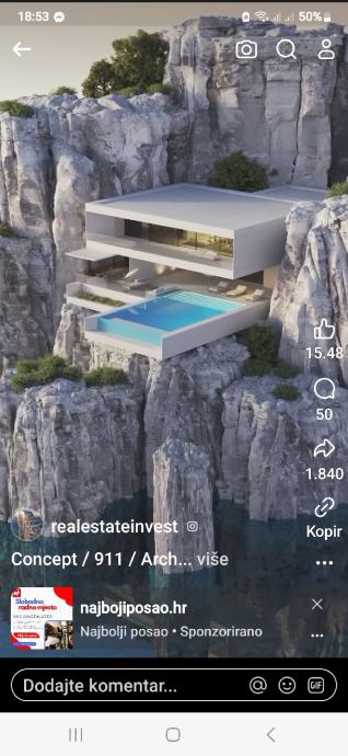 STARIGRAD GRADILIŠTE 4525m² PRVI RED DO MORA  POVOLJNO ZA INVESTITORE