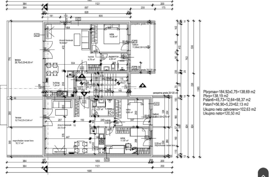 VRAPČE novogradnja, stanovi od 43m2 do 70m2-KVADRAT DOMA-BEZ PROVIZIJE (prodaja)