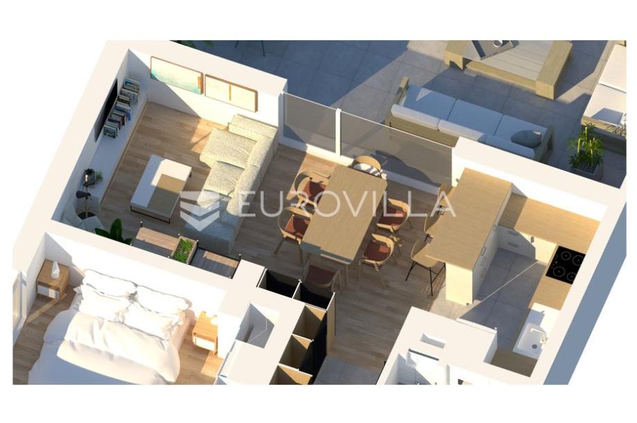 Zaprešić, NOVOGRADNJA četverosobni penthouse NKP 100.00 m2 (prodaja)
