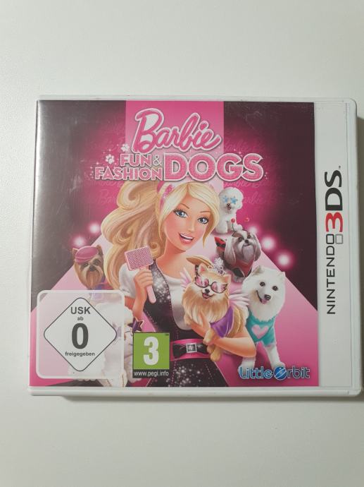 Barbie groom and glam pups 3ds