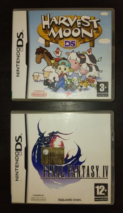 Nintendo DS igre: Harvest Moon DS i Final Fantasy 4 DS