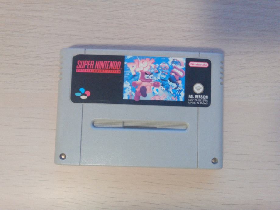 Plok Super Nintendo SNES