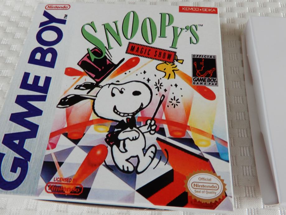 Snoopys Magic Show za Nintendo Gameboy GB #1839