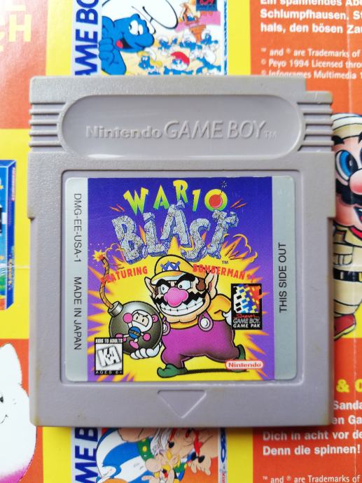 Wario Blast: Featuring Bomberman! (Nintendo Game Boy)