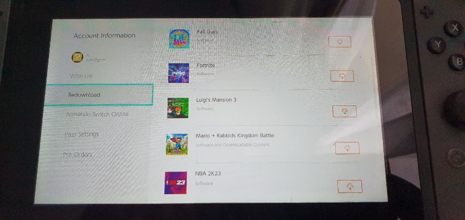 Luigi's Mansion 3 , Mario&Rabbids,  NBA2K23 i Fifa20