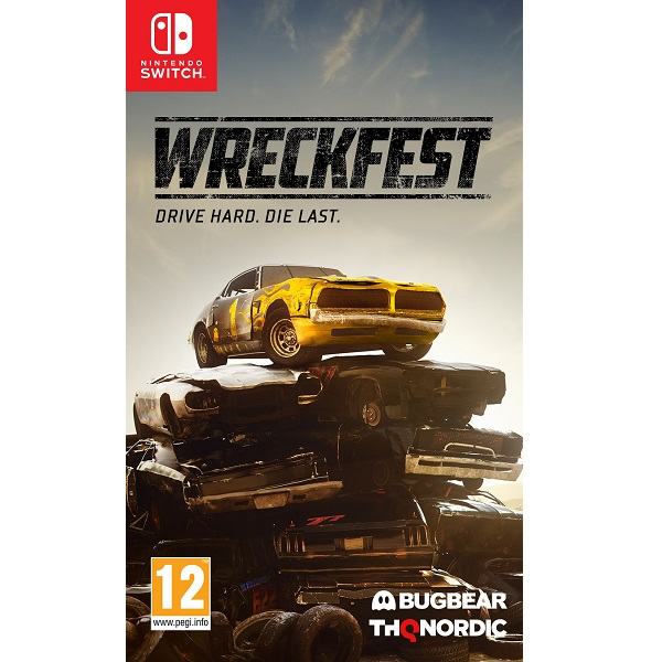 Wreckfest Nintendo Switch igra,novo u trgovini,račun