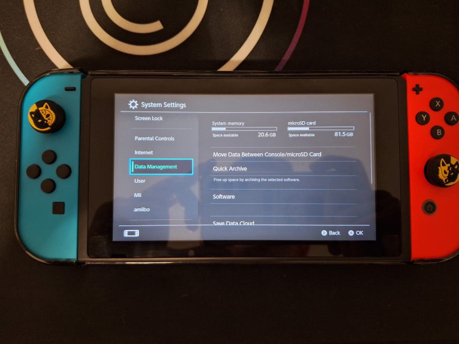 Nintendo switch online neon v2