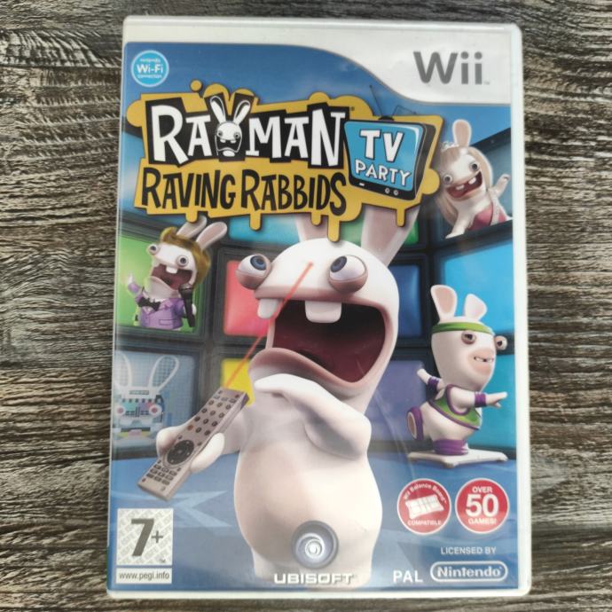 wii Rayman Raving Rabbids TV Party wii