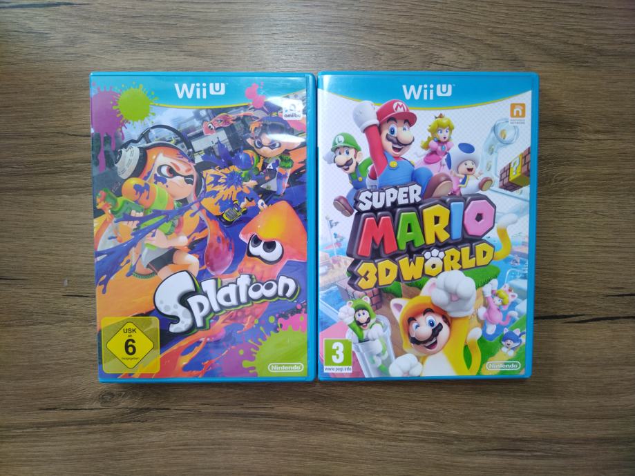 Splatoon i 3d world wii u