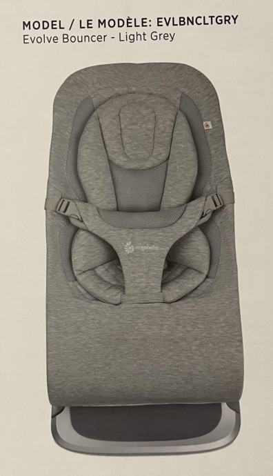 Ergobaby Evolve 3 In 1 Bouncer Light Grey