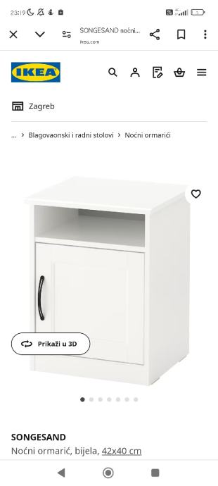 Ikea noćni ormarić 2 komada