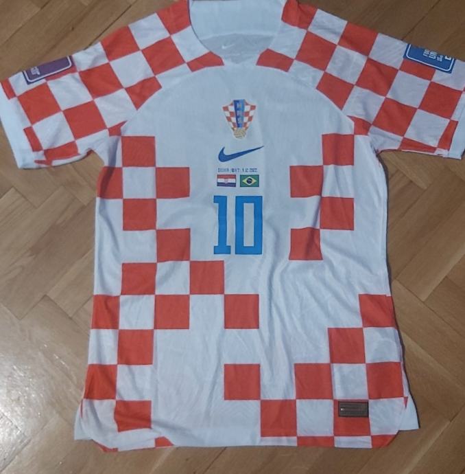 Dres Modrić Hrvatska  vs BRAZIL 2022 QATAR football shirt jersey