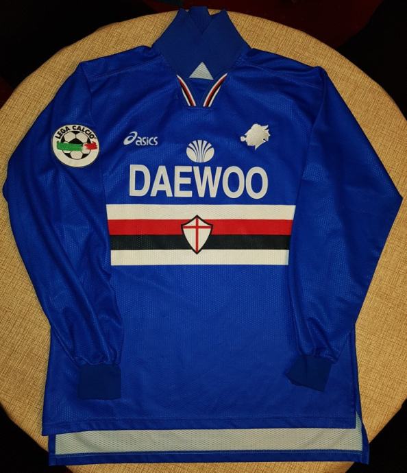 SAMPDORIA U.C.- MORENO MANNINI, RIJEDAK STARI MATCH WORN DRES