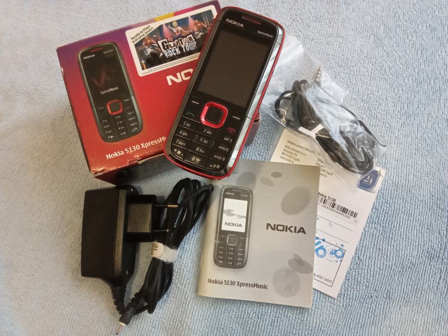 NOKIA 5130 xm (IZVRSNA)  A1 mreža, HR jezik, Nova Baterija, KUTIJA...