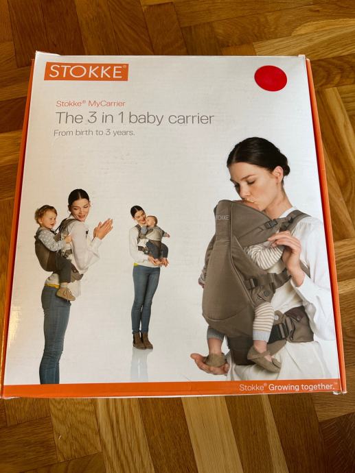 STOKKE MY CARRIER 3u1 nosiljka crvena - KAO NOVO!