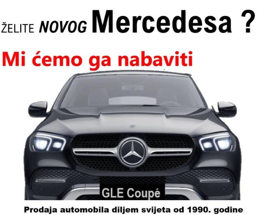 Mercedes-Benz GLE 350 de 4M Coupé Vi ga tražite..? Mi ćemo ga nabaviti