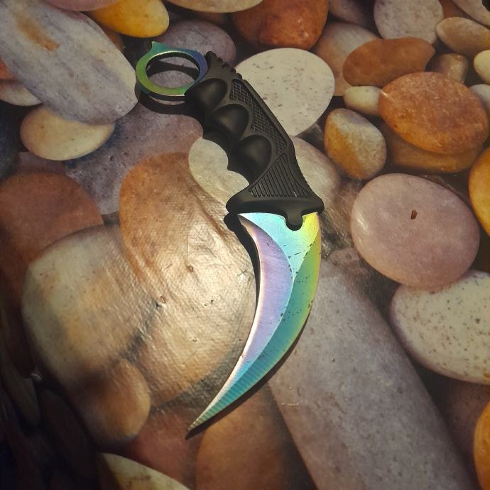 rainbow karambit