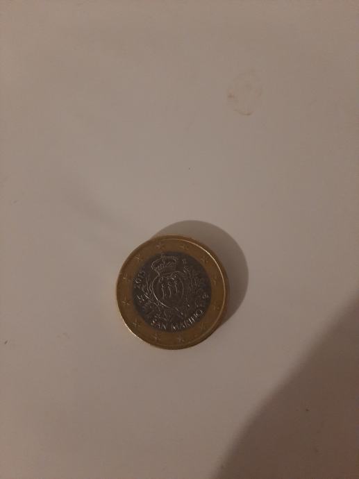 1 euro San Marino 2015