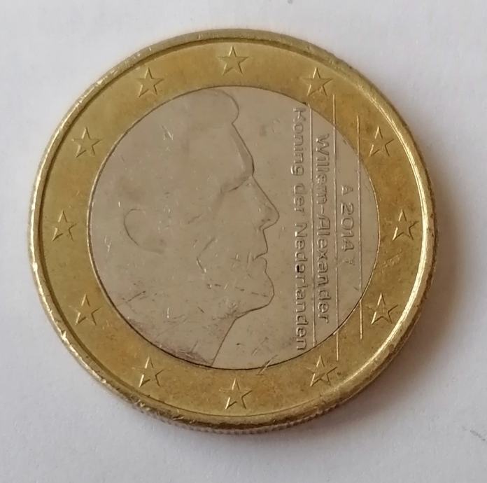 1 € Nizozemska 2014.