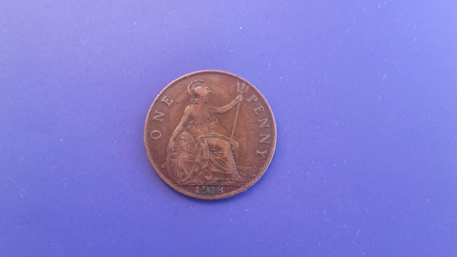 1 PENNY 1918-VELIKA BRITANIJA (GREAT BRITAIN)