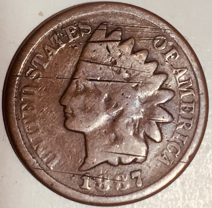 1 USA cent 1887