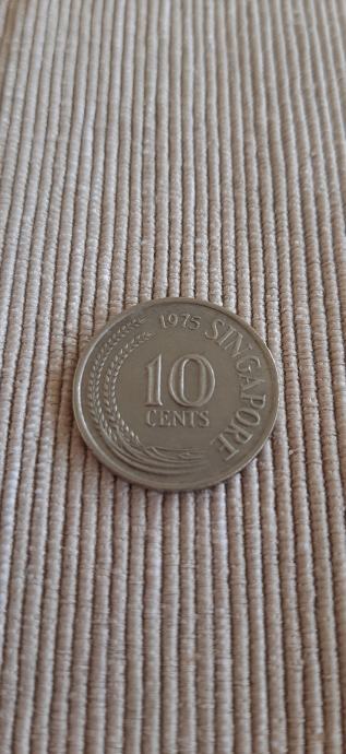 10 cents Singapore 1975. rijetko