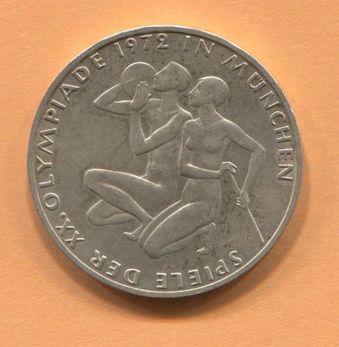 10 MARAKA 1972 J GERMANY / NJEMAČKA OLIMPIJADA  SREBRO