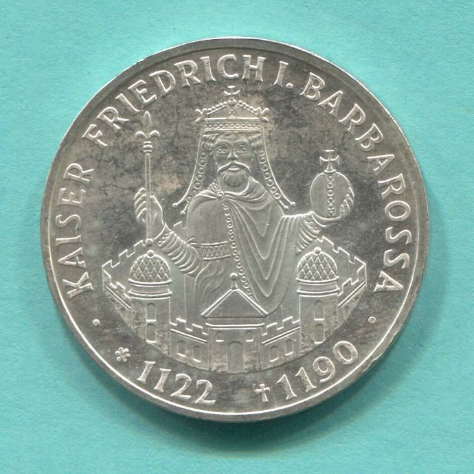 10 MARAKA 1990. F  GERMANY  F. BARBAROSSA SREBRO