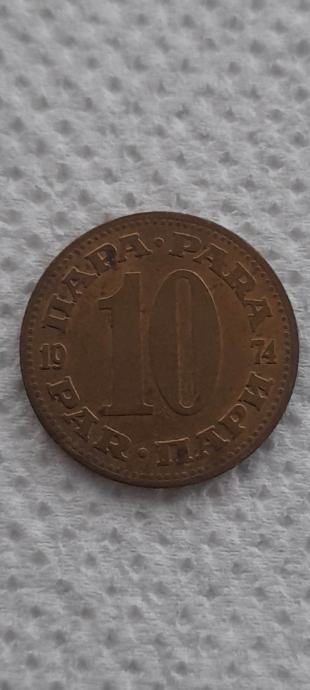 10 para 1974 yugoslavia