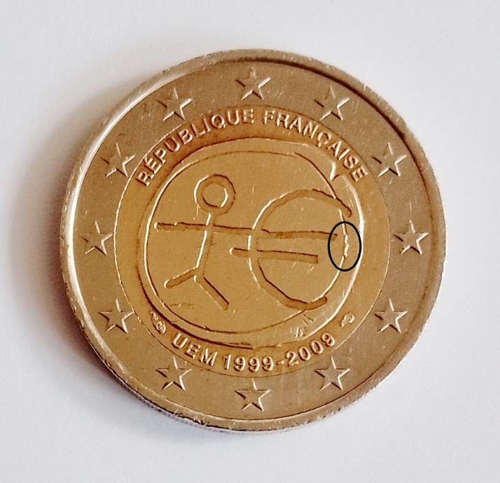 2 € države europodručja 2009 - Francuska