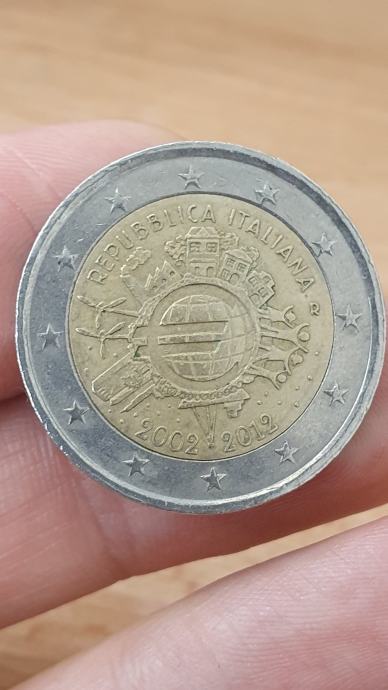 2 Euro Italija 2012 godina jubilarna