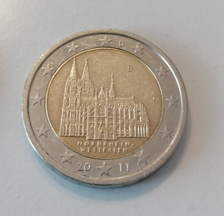 2 euro SET kovanica "Njemačke pokrajine" NRW