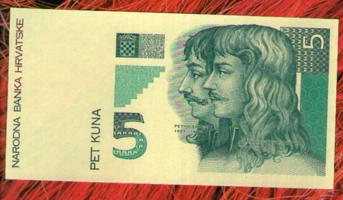 5  Kuna 1993 Unc  -    PROBA PROBNI OTISAK - ORIGINAL -  AVERS