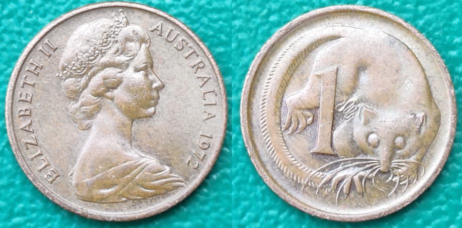 Australia 1 cent, 1972 ***/