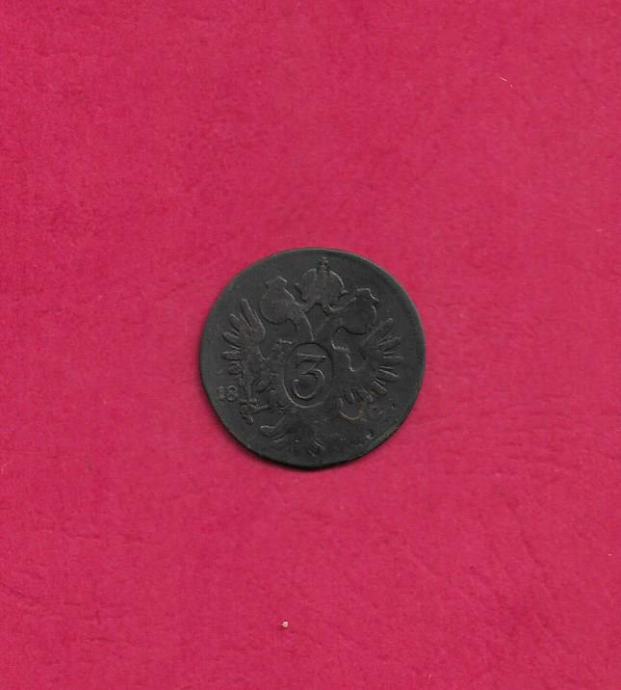 Austria 3 Kreutzer 1800 E