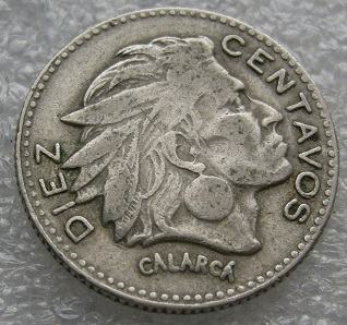 COLOMBIA 10 CENTAVOS 1956