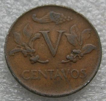 COLOMBIA 5 CENTAVOS 1969