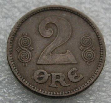 DENMARK 2 ORE 1921