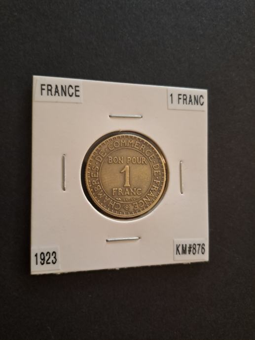 Francuska (France) 1 Franc 1923