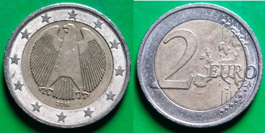 Germany 2 euro, 2016 "J" - Hamburg