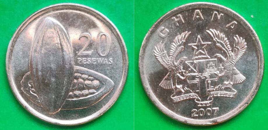 Ghana 20 pesewas, 2007 ***/