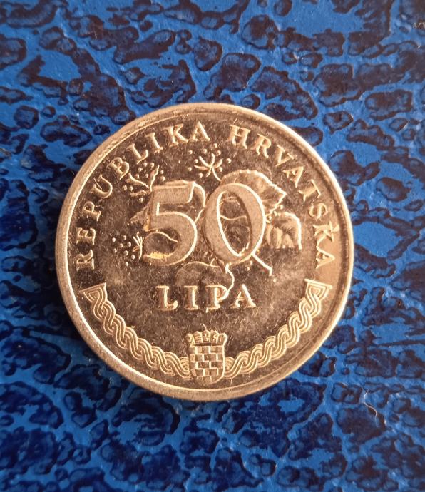 HRVATSKA CROATIA 50 LIPA 1998god  DEGENIJA (DEGENIA VELEBITICA)